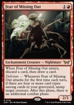 Fear of Missing Out⁣ - Duskmourn: House of Horror⁣ (Rare)⁣ [136]