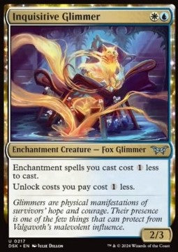 Inquisitive Glimmer - Duskmourn: House of Horror (Uncommon) [DSK-217]