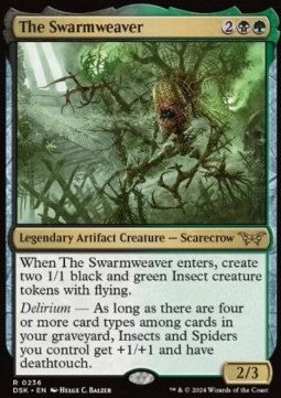 The Swarmweaver⁣ - Duskmourn: House of Horror⁣ (Rare)⁣ [236]