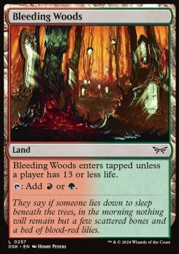 Bleeding Woods - Duskmourn: House of Horror (Common) [DSK-257]
