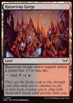 Razortrap Gorge - Duskmourn: House of Horror (Common) [DSK-267]