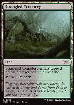 Strangled Cemetery - Duskmourn: House of Horror (Common) [DSK-268]