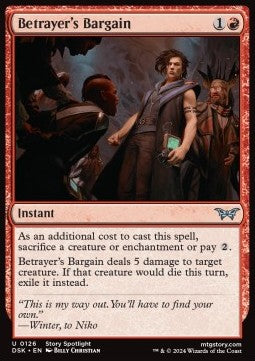 Betrayer's Bargain - Duskmourn: House of Horror (Uncommon) [DSK-126]