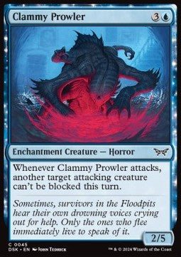 Clammy Prowler - Duskmourn: House of Horror (Common) [DSK-45]