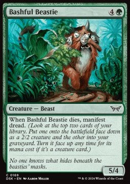 Bashful Beastie - Duskmourn: House of Horror (Common) [DSK-169]