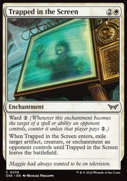 Trapped in the Screen - Duskmourn: House of Horror (Common) [DSK-36]