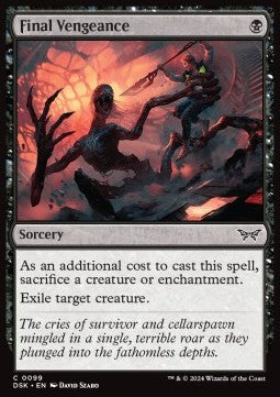 Final Vengeance - Duskmourn: House of Horror (Common) [DSK-99]