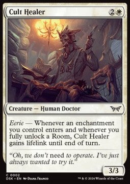 Cult Healer - Duskmourn: House of Horror (Common) [DSK-2]