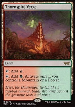 Thornspire Verge - Duskmourn: House of Horror (Rare) [DSK-270]