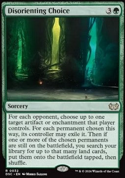 Disorienting Choice - Commander: Duskmourn: House of Horror (Rare) [DSC-32]