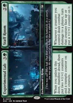 Experimental Lab // Staff Room - Commander: Duskmourn: House of Horror (Rare) [DSC-33]