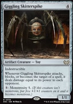 Giggling Skitterspike⁣ - Commander: Duskmourn: House of Horror⁣ (Rare)⁣ [39]