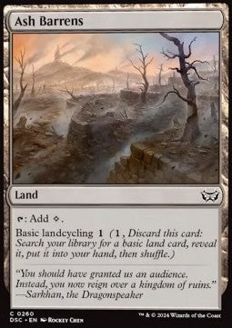 Ash Barrens⁣ - Commander: Duskmourn: House of Horror⁣ (Common)⁣ [260]