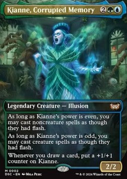 Kianne, Corrupted Memory⁣ - Commander: Duskmourn: House of Horror⁣ (Mythic)⁣ [2]