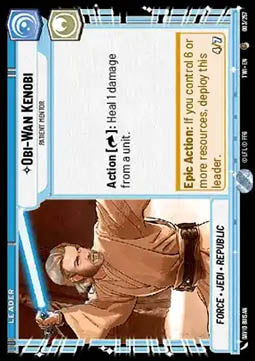 Obi-Wan Kenobi, Patient Mentor - Twilight of the Republic (Common) [TWI-003]