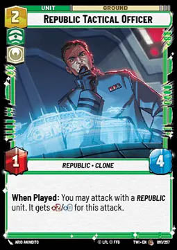 Republic Tactical Officer - Twilight of the Republic (Common) [TWI-091]