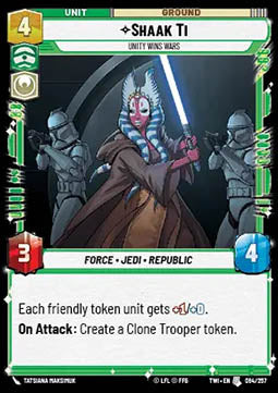 Shaak Ti, Unity Wins Wars - Twilight of the Republic (Uncommon) [TWI-094]