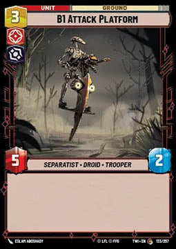 B1 Attack Platform - Twilight of the Republic (Common) [TWI-133]