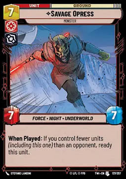 Savage Opress, Monster - Twilight of the Republic (Uncommon) [TWI-137]