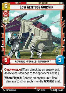 Low Altitude Gunship - Twilight of the Republic (Uncommon) [TWI-149]