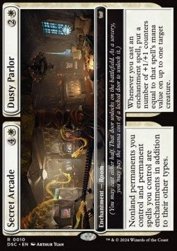 Secret Arcade // Dusty Parlor⁣ - Commander: Duskmourn: House of Horror⁣ (Rare)⁣ [10]