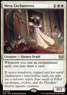Mesa Enchantress⁣ - Commander: Duskmourn: House of Horror⁣ (Rare)⁣ [68]