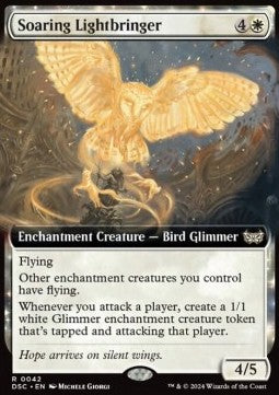 Soaring Lightbringer⁣ - Commander: Duskmourn: House of Horror: Extras⁣ (Rare)⁣ [42]