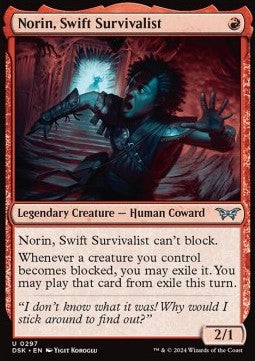 Norin, Swift Survivalist - Duskmourn: House of Horror: Extras (Uncommon) [XDSK-297]