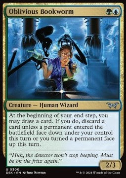 Oblivious Bookworm - Duskmourn: House of Horror: Extras (Uncommon) [XDSK-300]