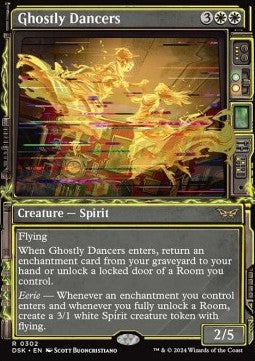 Ghostly Dancers⁣ - Duskmourn: House of Horror: Extras⁣ (Rare)⁣ [302]