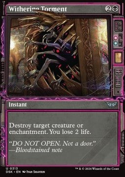 Withering Torment⁣ - Duskmourn: House of Horror: Extras⁣ (Uncommon)⁣ [313]