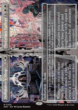 Dollmaker's Shop // Porcelain Gallery - Duskmourn: House of Horror: Extras (Mythic) [XDSK-335]