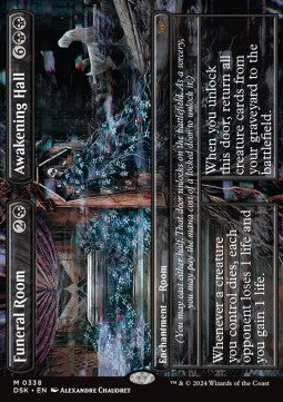Funeral Room // Awakening Hall⁣ - Duskmourn: House of Horror: Extras⁣ (Mythic)⁣ [338]