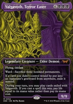 Valgavoth, Terror Eater (V.1)⁣ - Duskmourn: House of Horror: Extras⁣ (Mythic)⁣ [352]