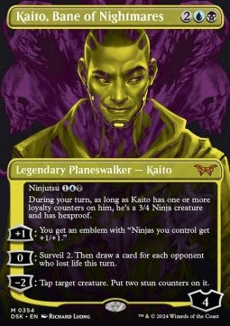 Kaito, Bane of Nightmares (V.2)⁣ - Duskmourn: House of Horror: Extras⁣ (Mythic)⁣ [354]