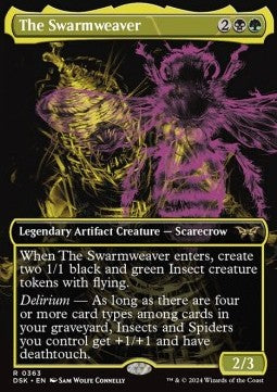 The Swarmweaver (V.2)⁣ - Duskmourn: House of Horror: Extras⁣ (Rare)⁣ [363]