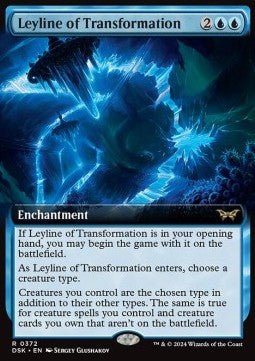 Leyline of Transformation⁣ - Duskmourn: House of Horror: Extras⁣ (Rare)⁣ [372]