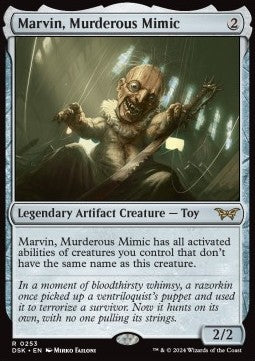 Marvin, Murderous Mimic⁣ - Duskmourn: House of Horror⁣ (Rare)⁣ [253]