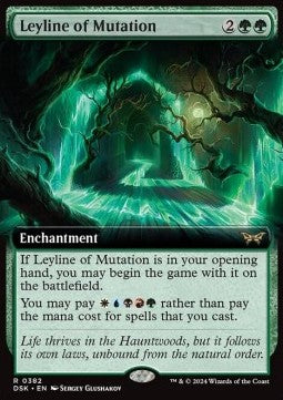 Leyline of Mutation⁣ - Duskmourn: House of Horror: Extras⁣ (Rare)⁣ [382]