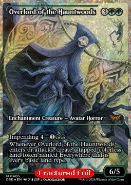 Overlord of the Hauntwoods (V.3)⁣ - Duskmourn: House of Horror: Extras⁣ (Mythic)⁣ [405]