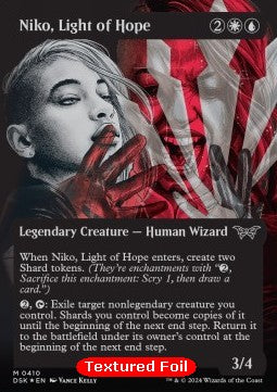 Niko, Light of Hope (V.2)⁣ - Duskmourn: House of Horror: Extras⁣ (Mythic)⁣ [410]