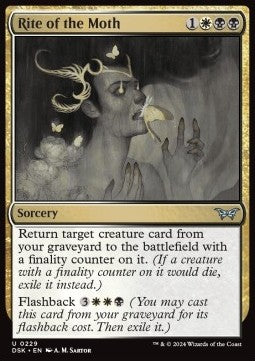 Rite of the Moth - Duskmourn: House of Horror (Uncommon) [DSK-229]