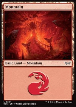 Mountain (V.2) - Duskmourn: House of Horror (Land) [DSK-284]
