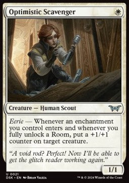 Optimistic Scavenger - Duskmourn: House of Horror (Uncommon) [DSK-21]