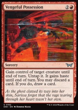 Vengeful Possession - Duskmourn: House of Horror (Uncommon) [DSK-162]