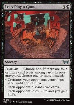 Let's Play a Game - Duskmourn: House of Horror (Uncommon) [DSK-105]