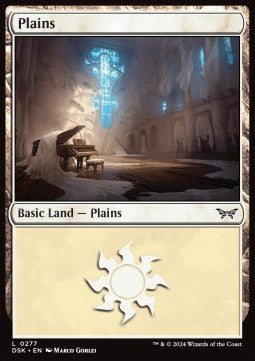 Plains (V.1) - Duskmourn: House of Horror (Land) [DSK-277]