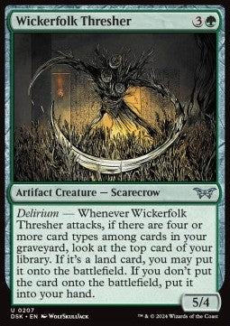 Wickerfolk Thresher - Duskmourn: House of Horror (Uncommon) [DSK-207]