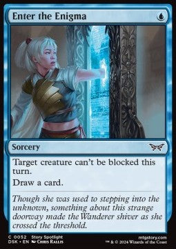 Enter the Enigma - Duskmourn: House of Horror (Common) [DSK-52]