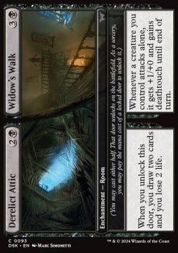 Derelict Attic // Widow's Walk - Duskmourn: House of Horror (Common) [DSK-93]